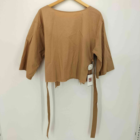 ロクビューティーアンドユースユナイテッドアローズ 6(ROKU) BEAUTY&YOUTH UNITED ARROWS BACK RIBBON BLOUSE バック リボン ブラウス レディース