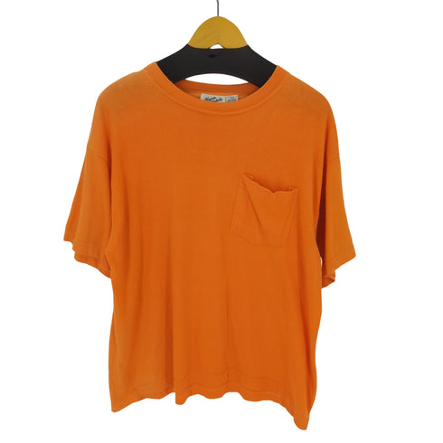 パキスタン製 ポケット 無地 Tシャツ メンズ JPN:L