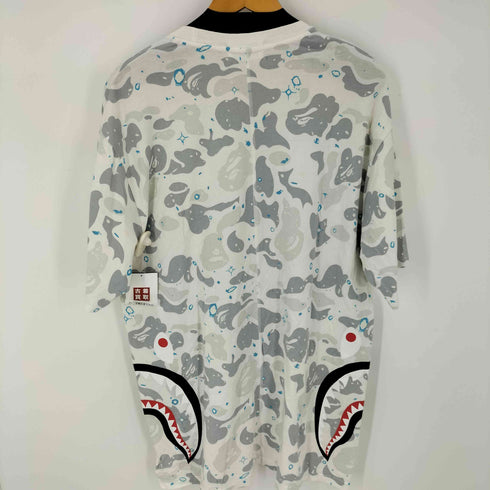 アベイシングエイプ A BATHING APE CAMO PATTERN SIDE SHARK HEAD Tee メンズ 2XL