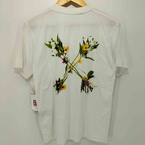オフホワイト OFF-WHITE FLOCK ARROW T-shirt レディース JPN:S