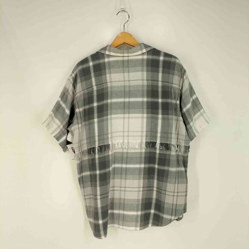 アンユーズド UNUSED 22SS fringe short sleeve check shirt レディース JPN:0