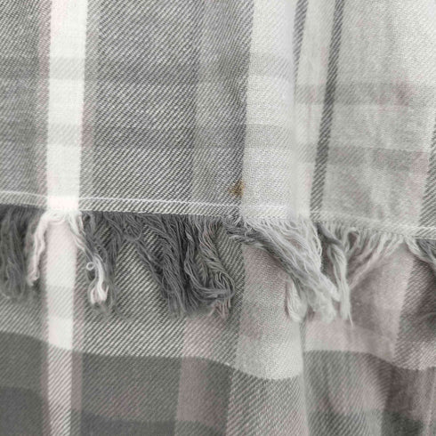 アンユーズド UNUSED 22SS fringe short sleeve check shirt レディース JPN:0
