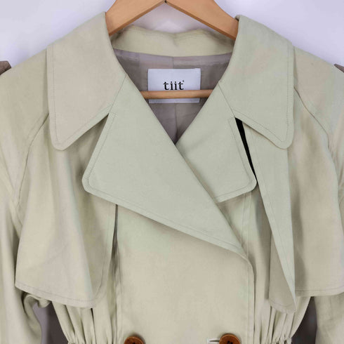ティートトーキョー tiit tokyo 20AW スウェードトレンチコート レディース JPN:36