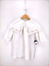 クラネ CLANE BIG COLLAR EMBROIDERY TOPS レディース JPN:1