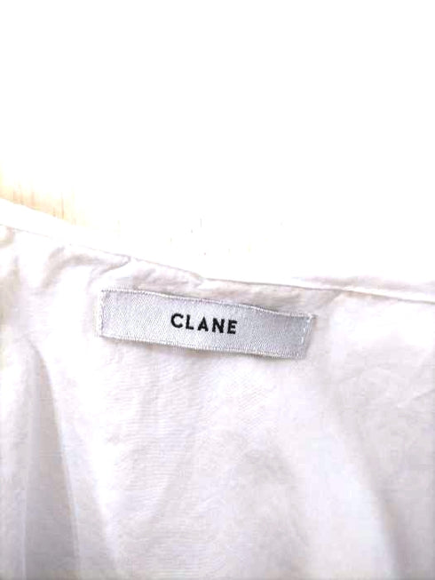 クラネ CLANE BIG COLLAR EMBROIDERY TOPS レディース JPN:1
