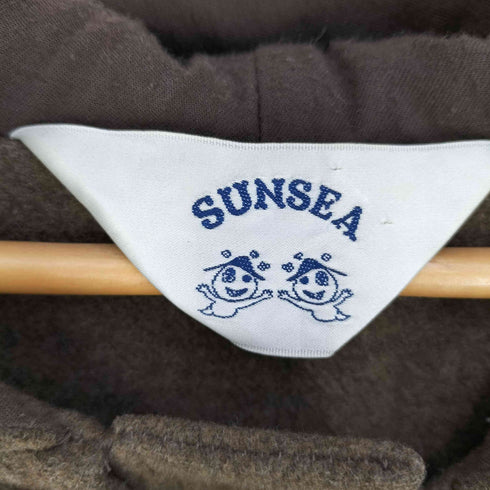 サンシー SUNSEA フーデッド ロングダッフルコート メンズ