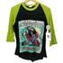 MOTLEY CRUE DR.FEELGOOD プリント ラグランTシャツ TASTYボディ ©1989 メンズ import:M
