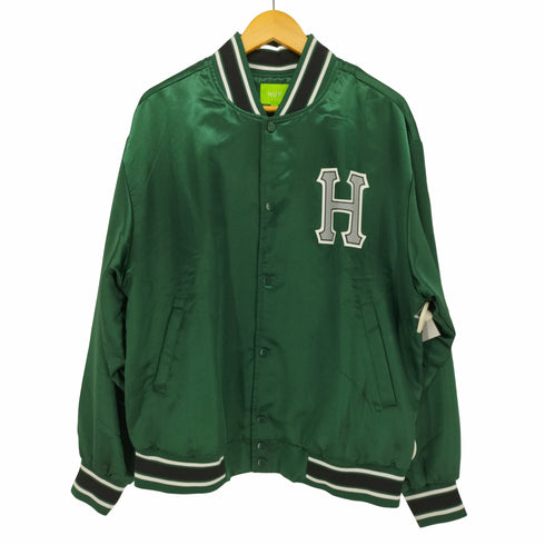 ハフ HUF 22AW CRACKERJACK SATIN BASEBALL JACKET メンズ JPN:L