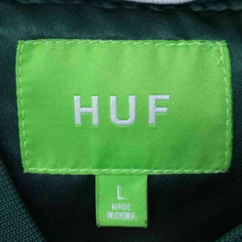 ハフ HUF 22AW CRACKERJACK SATIN BASEBALL JACKET メンズ JPN:L