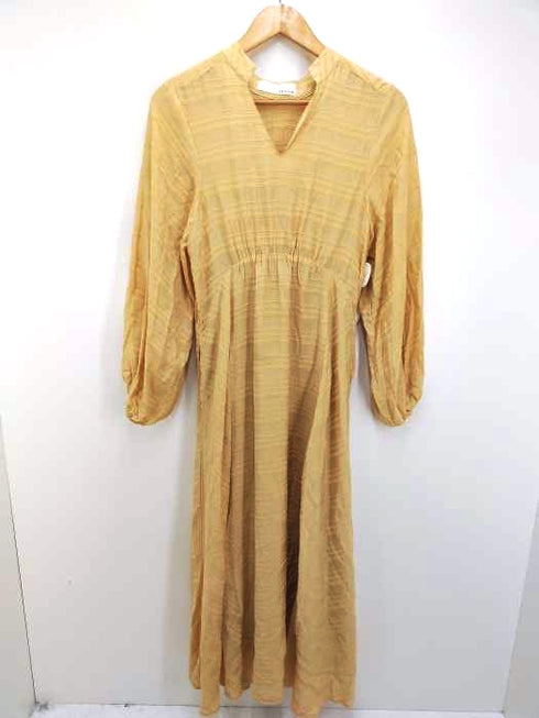 ANOGH STRIPE LONG DRESS レディース FREE