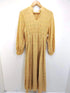 ANOGH STRIPE LONG DRESS レディース FREE