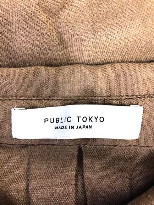 パブリックトウキョウ PUBLIC TOKYO 20AW ウールロングシャツ レディース FREE