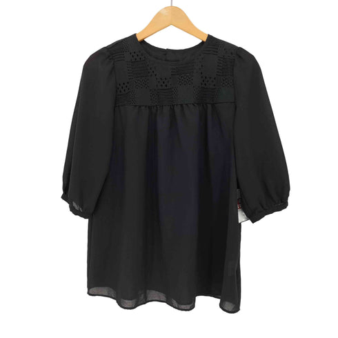 ブルーレーベルクレストブリッジ BLUE LABEL CRESTBRIDGE ドライスパンボイルチュニックブラウス レディース JPN:36