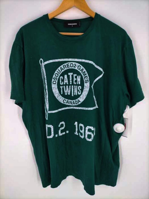 ディースクエアード DSQUARED2 20SS D.2.1964 プリントTシャツ メンズ import:S