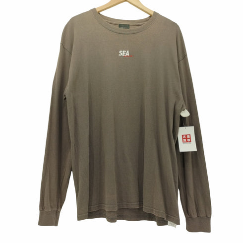 ウィンダンシー WIND AND SEA フロント刺繍ロングスリーブTシャツ レディース JPN:L