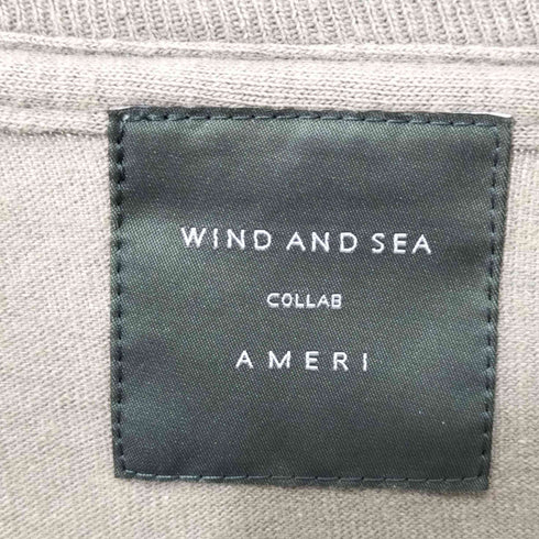ウィンダンシー WIND AND SEA フロント刺繍ロングスリーブTシャツ レディース JPN:L
