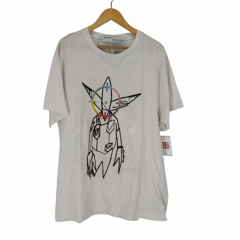 オフホワイト OFF-WHITE FUTURA ALIEN Tシャツ メンズ S