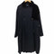 ジョルジオアルマーニ Giorgio Armani 19SS VELVET DOUBLE COAT 黒ラベル ベルベット切替 ダブルオーバーサイズトレンチコート メンズ import:M