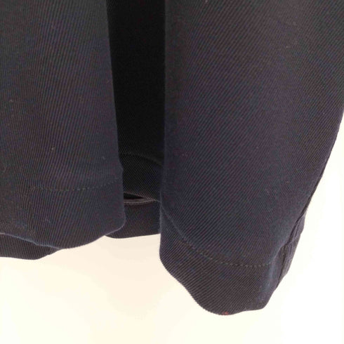 ジョルジオアルマーニ Giorgio Armani 19SS VELVET DOUBLE COAT 黒ラベル ベルベット切替 ダブルオーバーサイズトレンチコート メンズ import:M