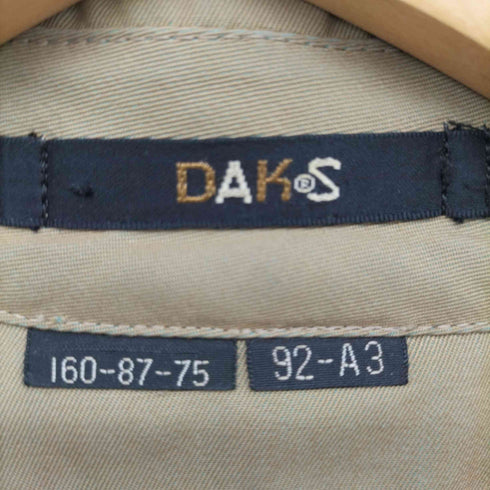 ダックス DAKS 裏地チェック ステンカラーコート メンズ 92-A3