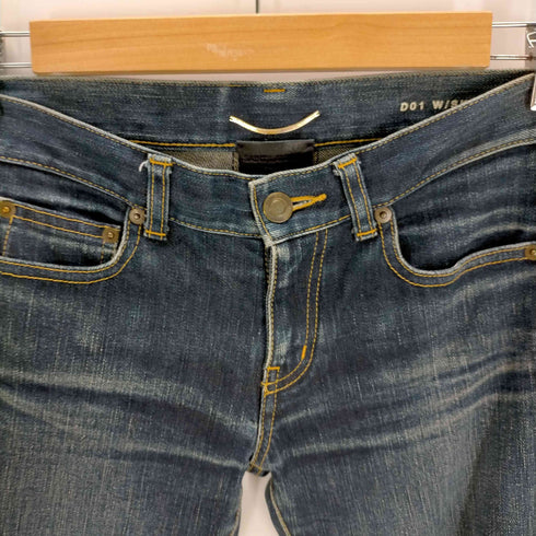 サンローランパリ SAINT LAURENT PARIS 13AW D01 W/SK-LW ダメージ加工 レディース