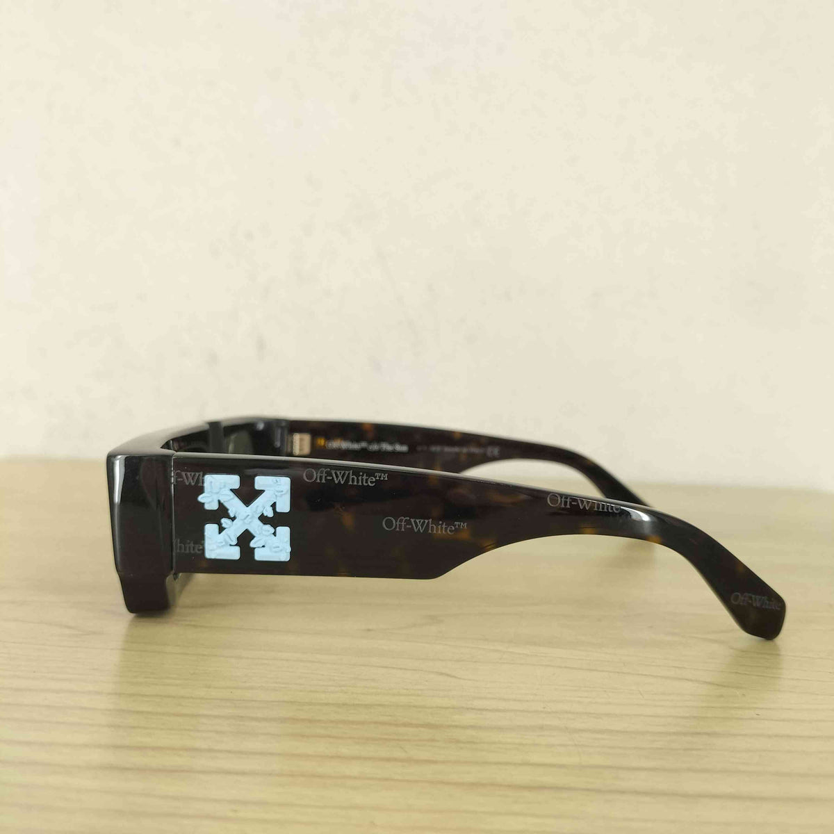 オフホワイト OFF-WHITE THE SUN スクエアフレーム サングラス メンズ