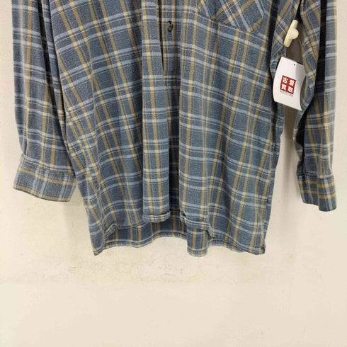 チェック柄グランパシャツ メンズ JPN:4