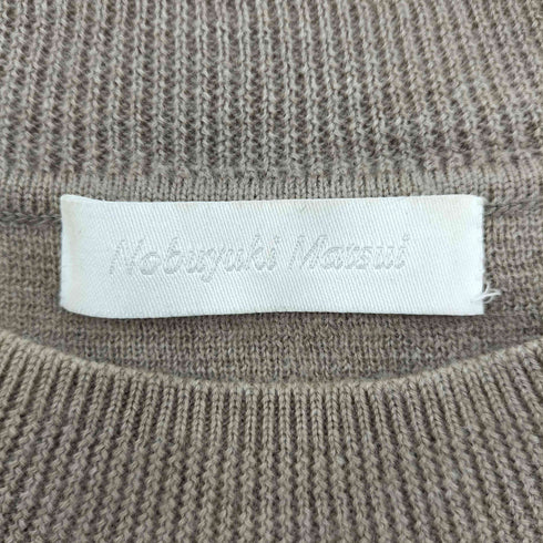ノブユキマツイ Nobuyuki Matsui カシミヤ混ツートーンニット メンズ JPN:2