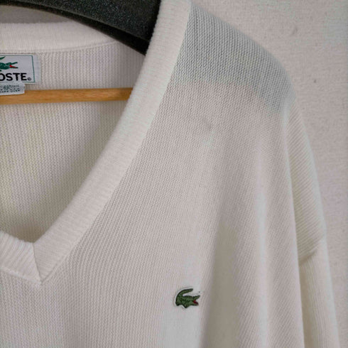 ラコステ LACOSTE USA製 Vネックニット メンズ XL