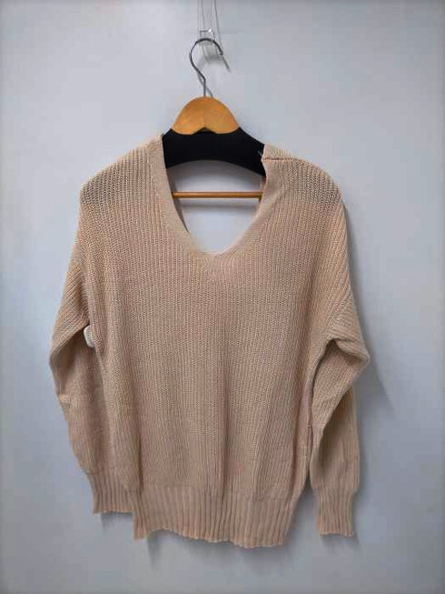 hey life store Vネックコットンニット レディース FREE