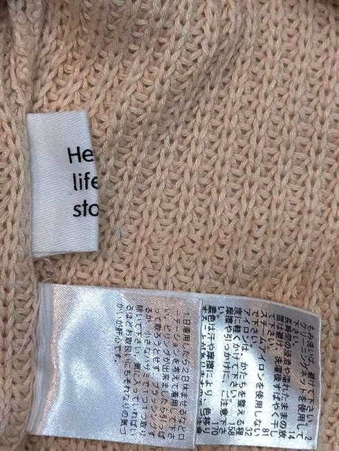 hey life store Vネックコットンニット レディース FREE