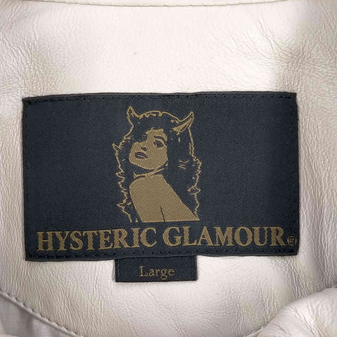 ヒステリックグラマー HYSTERIC GLAMOUR ラムレザーオーバーサイズブルゾン メンズ L