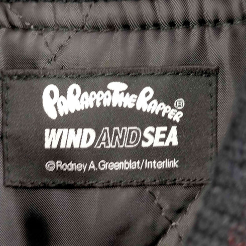 ウィンダンシー WIND AND SEA ALL STARS STUDIUM JACKET PARAPPA THE RAPPER スタジアムジャンパー メンズ L