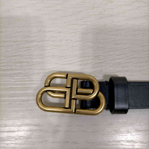 バレンシアガ BALENCIAGA BBロゴバックルレザーベルト レディース