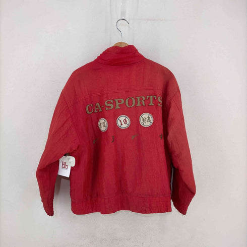 フメイ CANDY ANN 80S-90S CA-SPORTS刺繍 ワッペン付き ハイネックキルティングジャケット メンズ