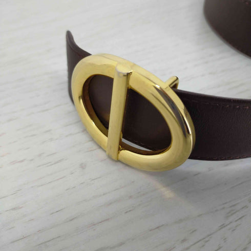 クリスチャンディオール Christian Dior CDロゴ レザーベルト レディース 65