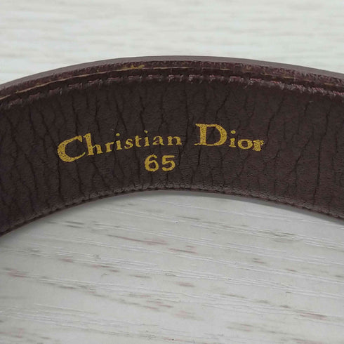 クリスチャンディオール Christian Dior CDロゴ レザーベルト レディース 65