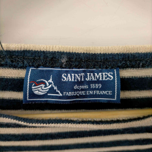 セントジェームス SAINT JAMES ボーダーバスクシャツ メンズ US:40