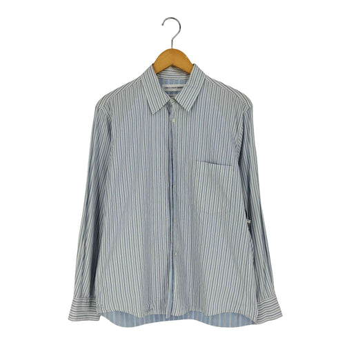 コムデギャルソンシャツ COMME des GARCONS SHIRT フランス製 リバーシブルストライプシャツ メンズ