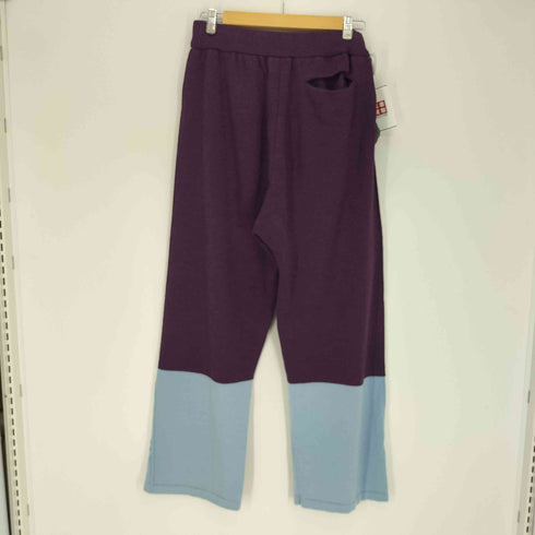 ノブユキマツイ Nobuyuki Matsui Bicolour Knit Pants バイカラーニットパンツ メンズ JPN:2