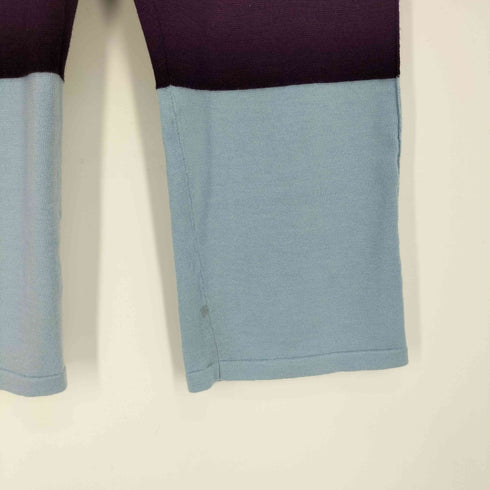 ノブユキマツイ Nobuyuki Matsui Bicolour Knit Pants バイカラーニットパンツ メンズ JPN:2