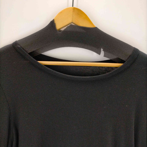 ワイズ Ys 23SS COTTON RAYON PLAIN STITCH ROUND NECK LONG SLEEVES T レディース 2