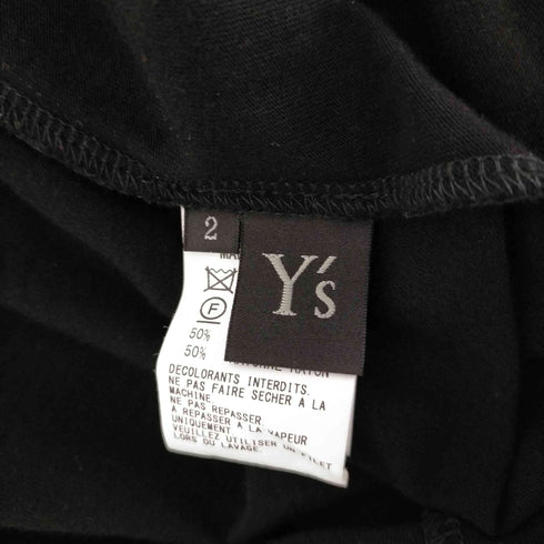 ワイズ Ys 23SS COTTON RAYON PLAIN STITCH ROUND NECK LONG SLEEVES T レディース 2