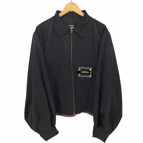 ウェルドーン WE11DONE 21SS BLACK HEAVY SATIN WORK JACKET メンズ JPN:M