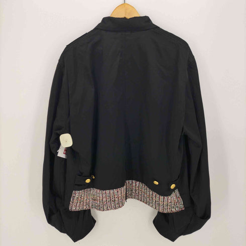 ウェルドーン WE11DONE 21SS BLACK HEAVY SATIN WORK JACKET メンズ JPN:M