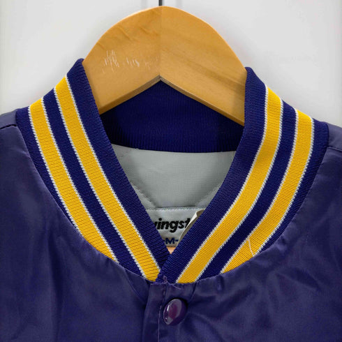 スウィングスター SWINGSTER 80-90S USA製 バックワッペンナイロンスタジャン メンズ JPN:M