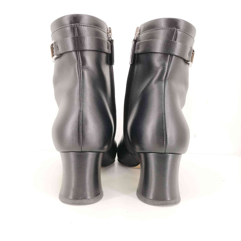 サルヴァトーレフェラガモ Salvatore Ferragamo ブーティーバラチェーン ショートブーツ レディース 6 1/2