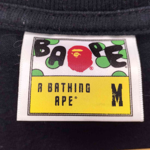 アベイシングエイプ A BATHING APE プリントTシャツ メンズ M
