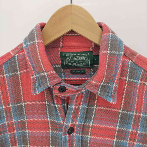 ポロカントリーラルフローレン POLO COUNTRY RALPH LAUREN クラシックフィットプラッドブラッシュシャツ メンズ JPN:M