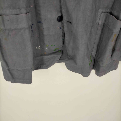 60-70S スウェーデン軍 ホスピタルジャケット ペイント加工 メンズ 104M